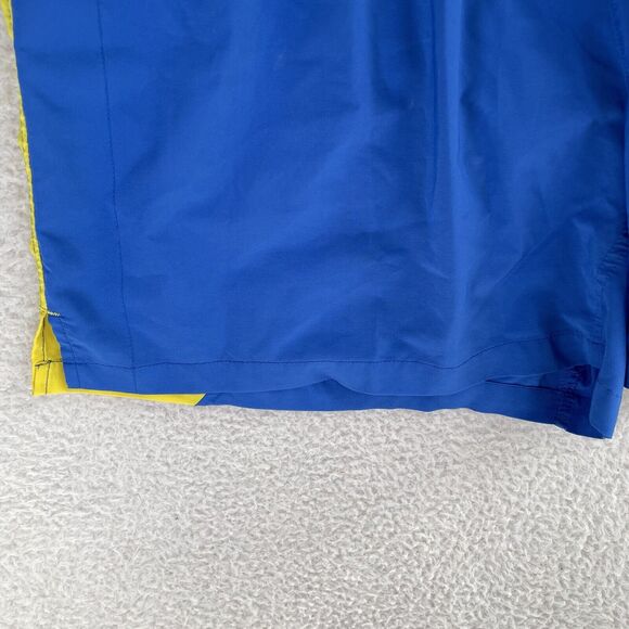 Brooks Equilibrium Shorts Womens Large Blue Running Cycling Back Pocket - Picture 6 of 14